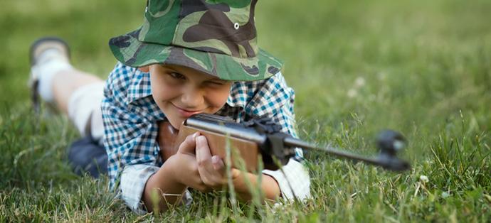 carabine à plomb enfant